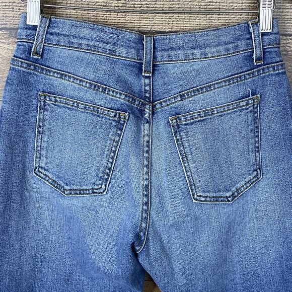 Pistola Distressed High Rise Raw Hem Blue Jeans Size 25 - Picture 5 of 9